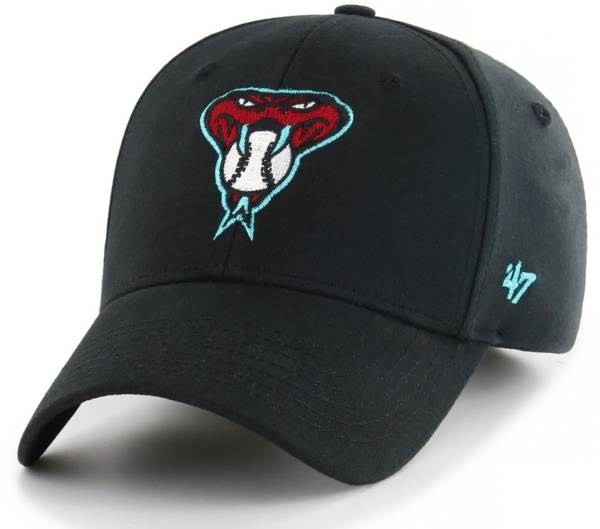 '47 Youth Arizona Diamondbacks Basic Black Adjustable Hat