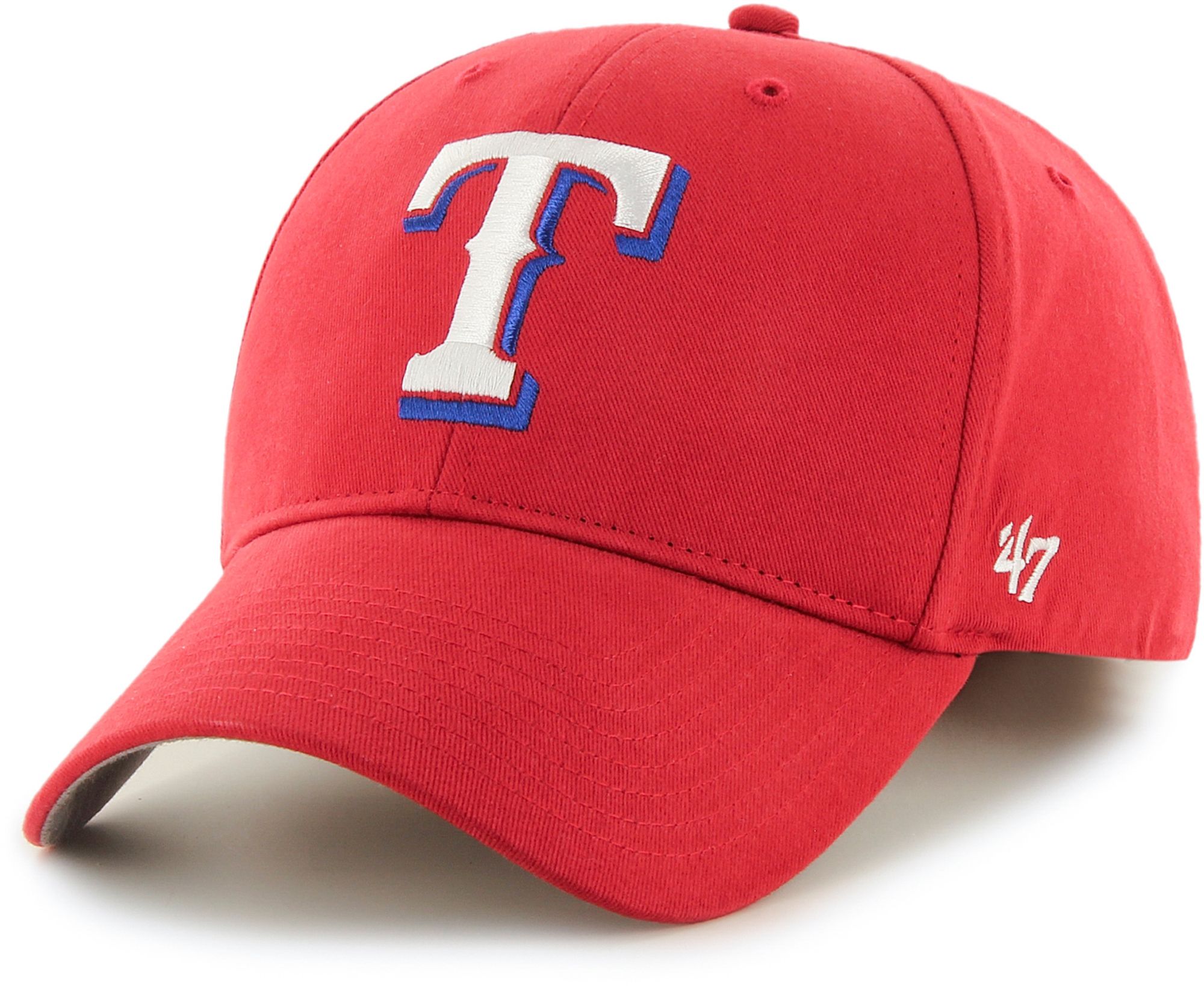 Texas Rangers Basic Red Adjustable Hat 