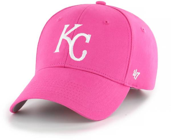 '47 Youth Girls' Kansas City Royals Basic Pink Adjustable Hat