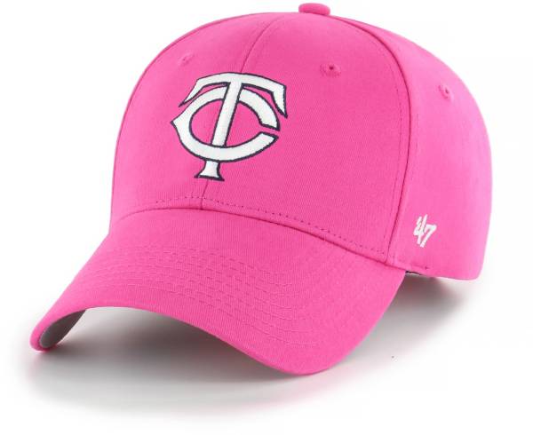 '47 Youth Girls' Minnesota Twins Basic Pink Adjustable Hat