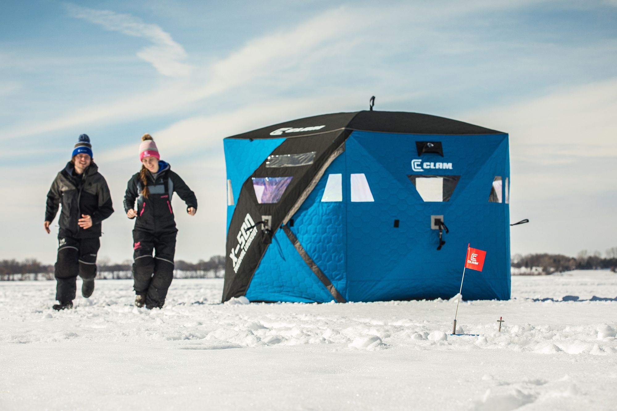 Clam Outdoors X-500 Lookout Thermal Ice Fishing Shelter product image