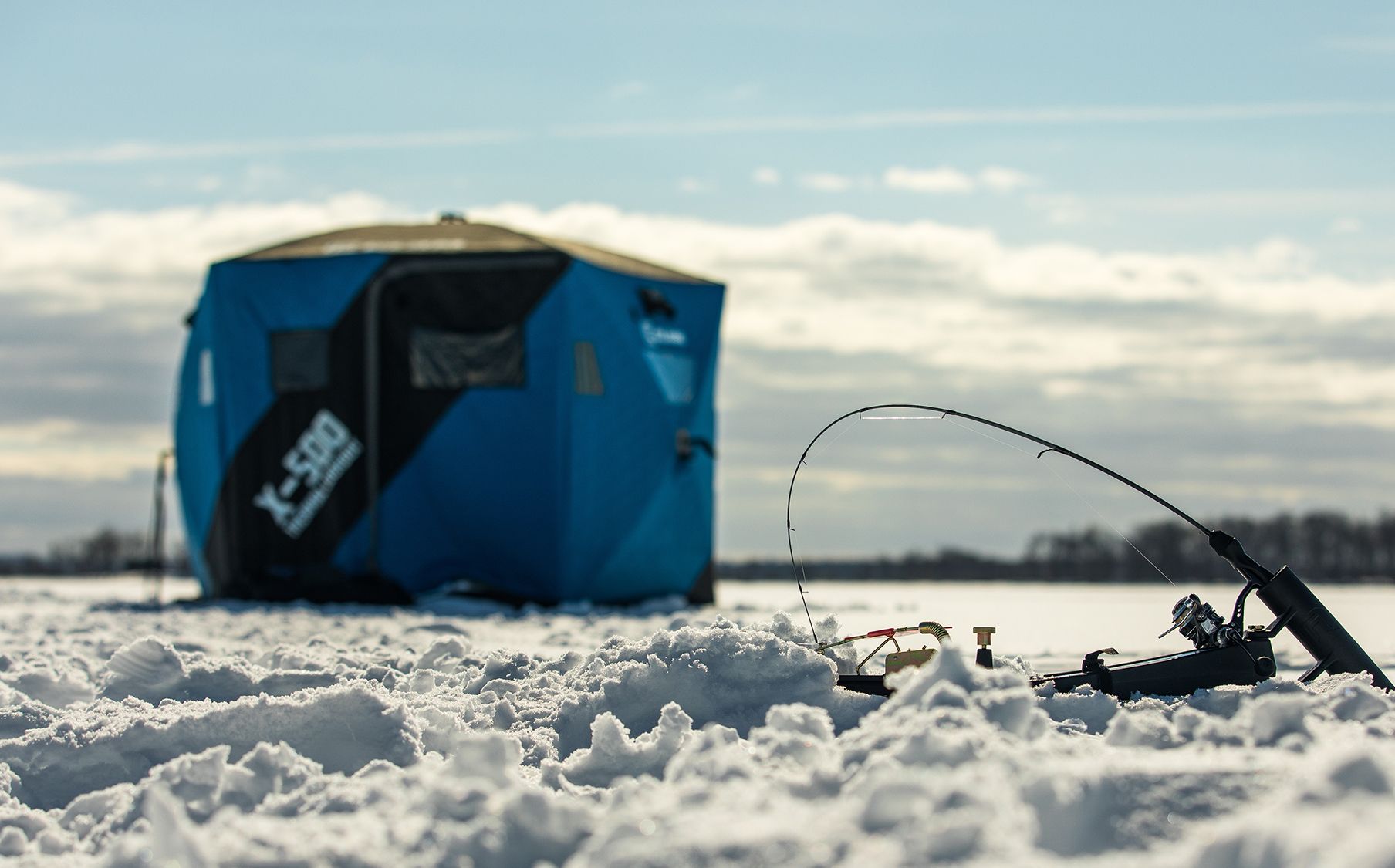 Clam Outdoors X-500 Lookout Thermal Ice Fishing Shelter product image