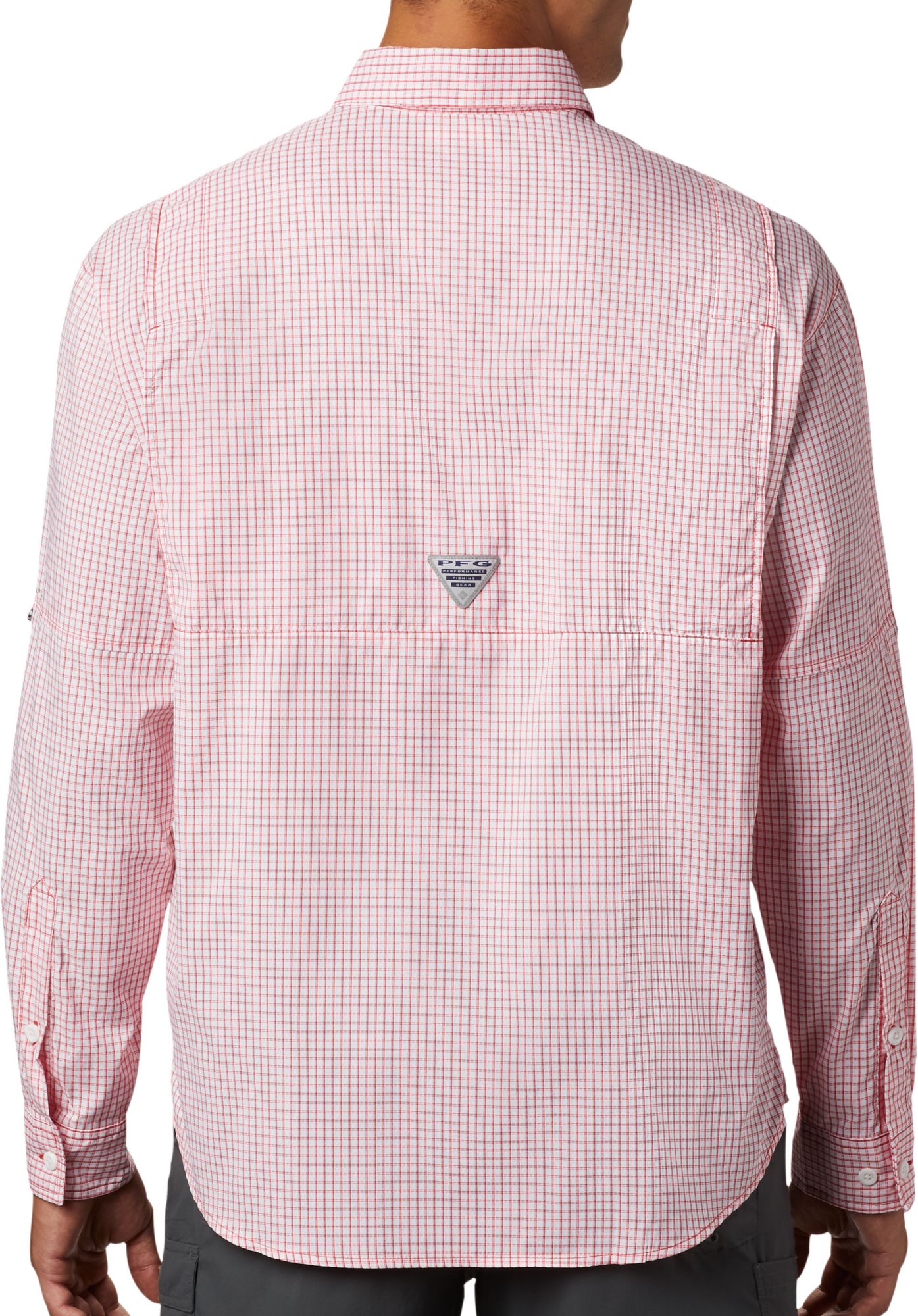 Columbia Men's Georgia Bulldogs Red Tamiami Long Sleeve Shirt product image