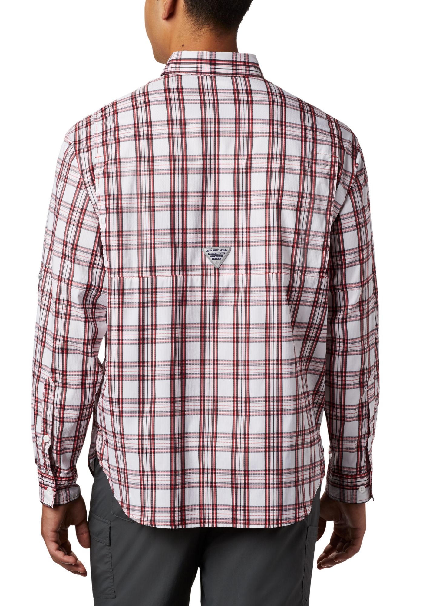 Columbia Men's Georgia Bulldogs Red Long Sleeve Tamiami Shirt product image