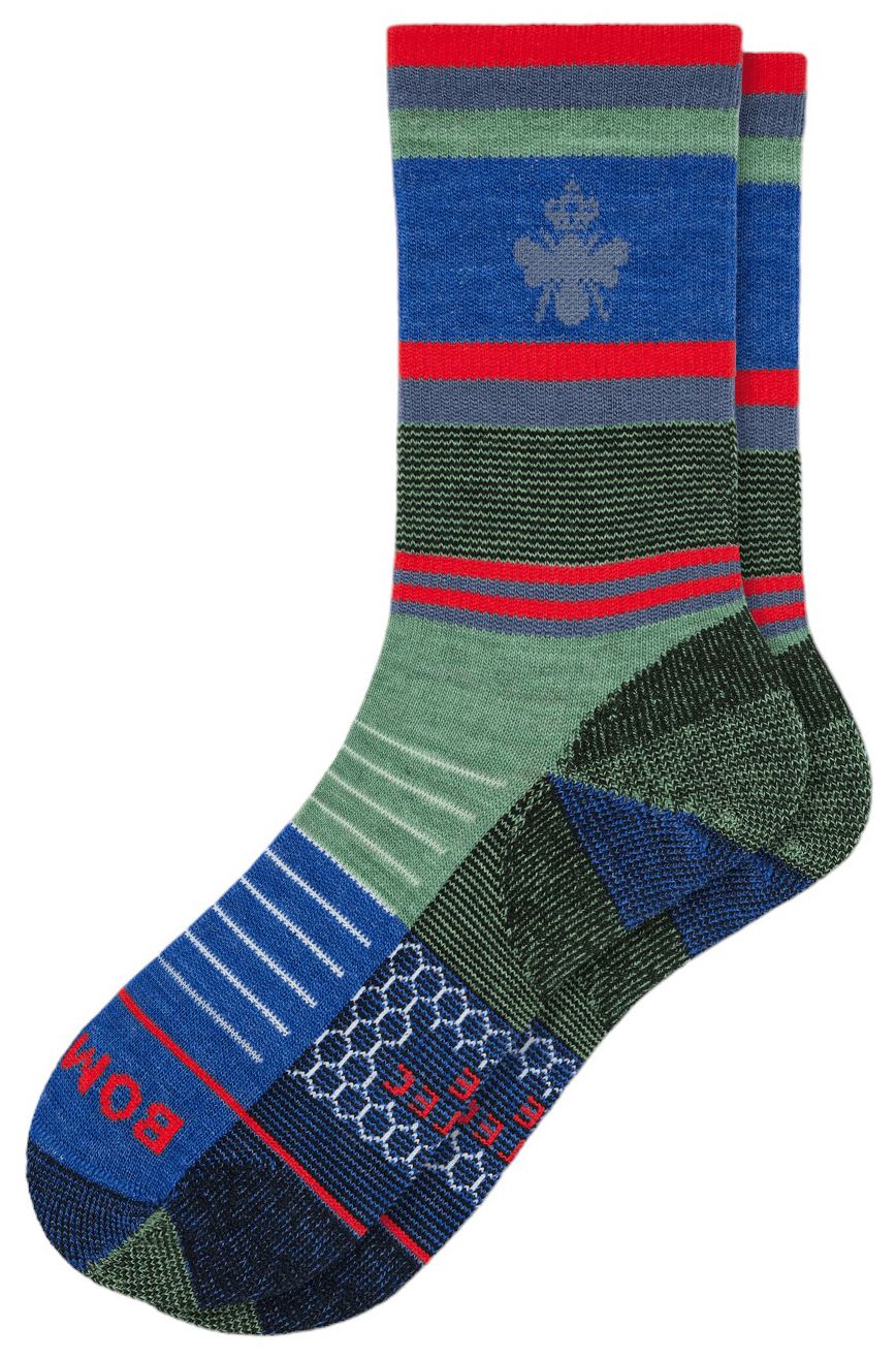 Bombas x Cotopaxi Merino Blend Multi Texture Painterly Stripes Hiking Calf Socks product image