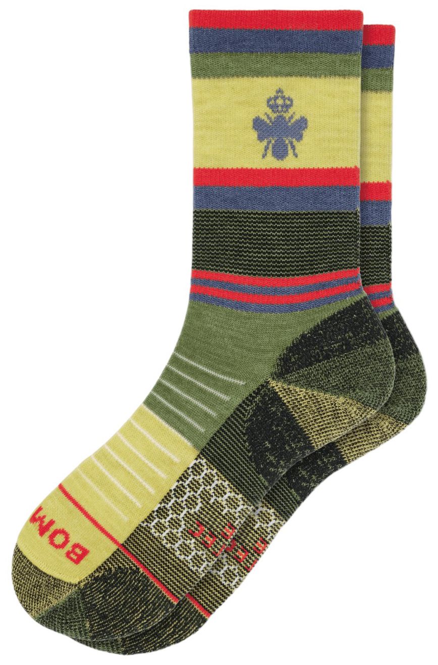 Bombas x Cotopaxi Merino Blend Multi Texture Painterly Stripes Hiking Calf Socks product image