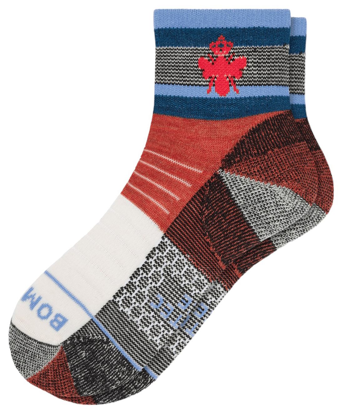 Bombas x Cotopaxi Merino Blend Multi Texture Painterly Stripes Hiking Quarter product image