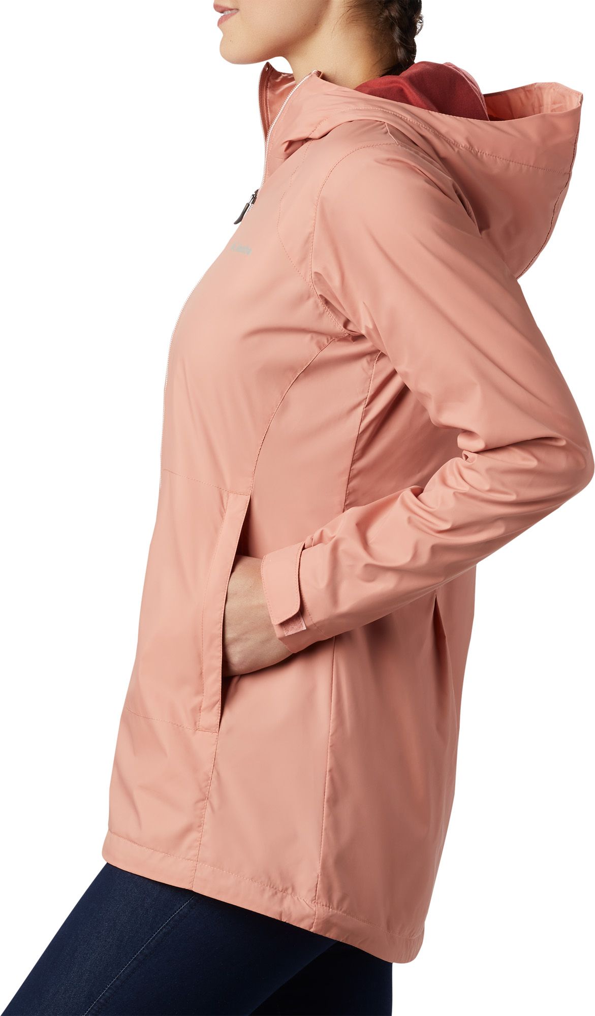 columbia women's switchback lined long rain jacket