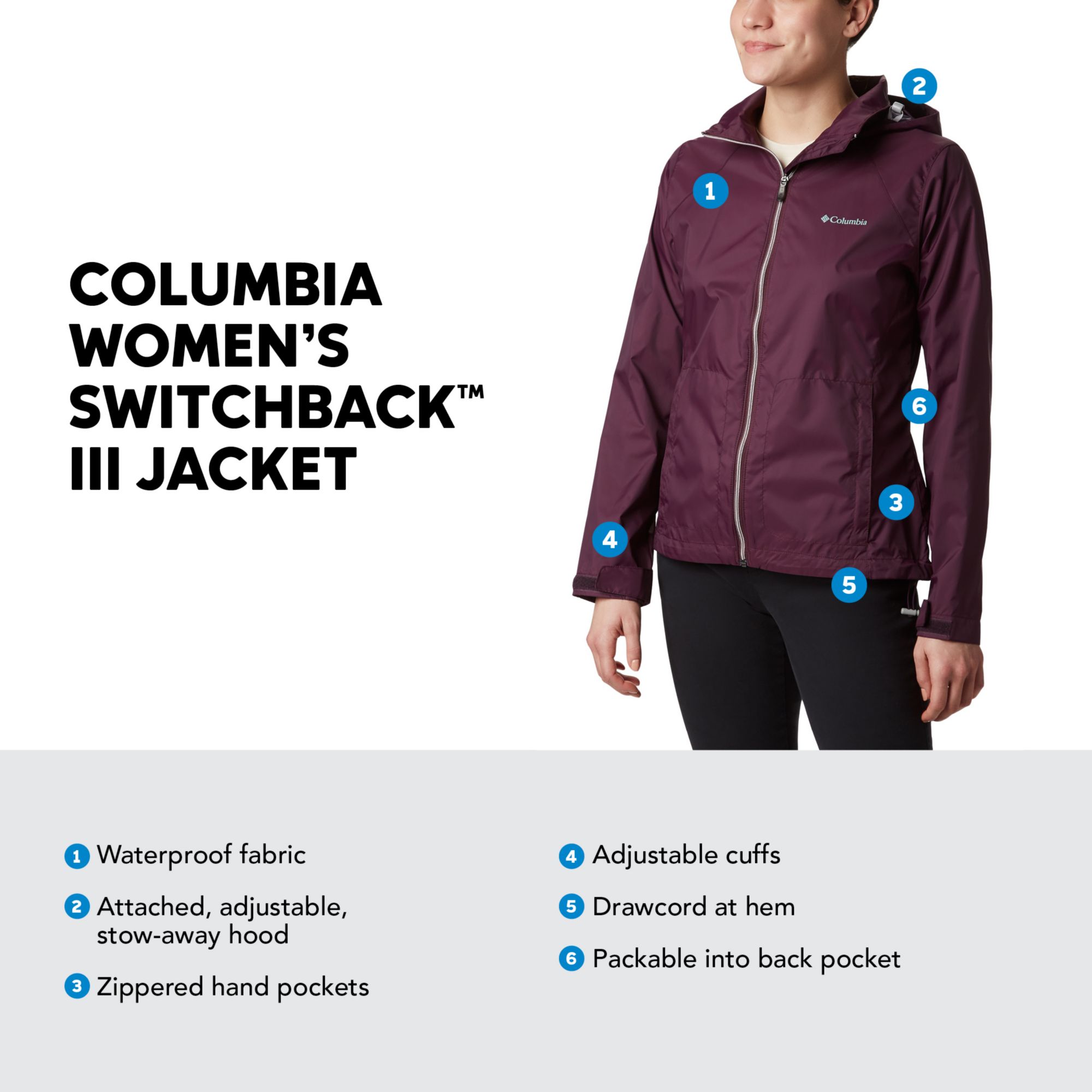 Columbia Women's Switchback Rain Jacket product image