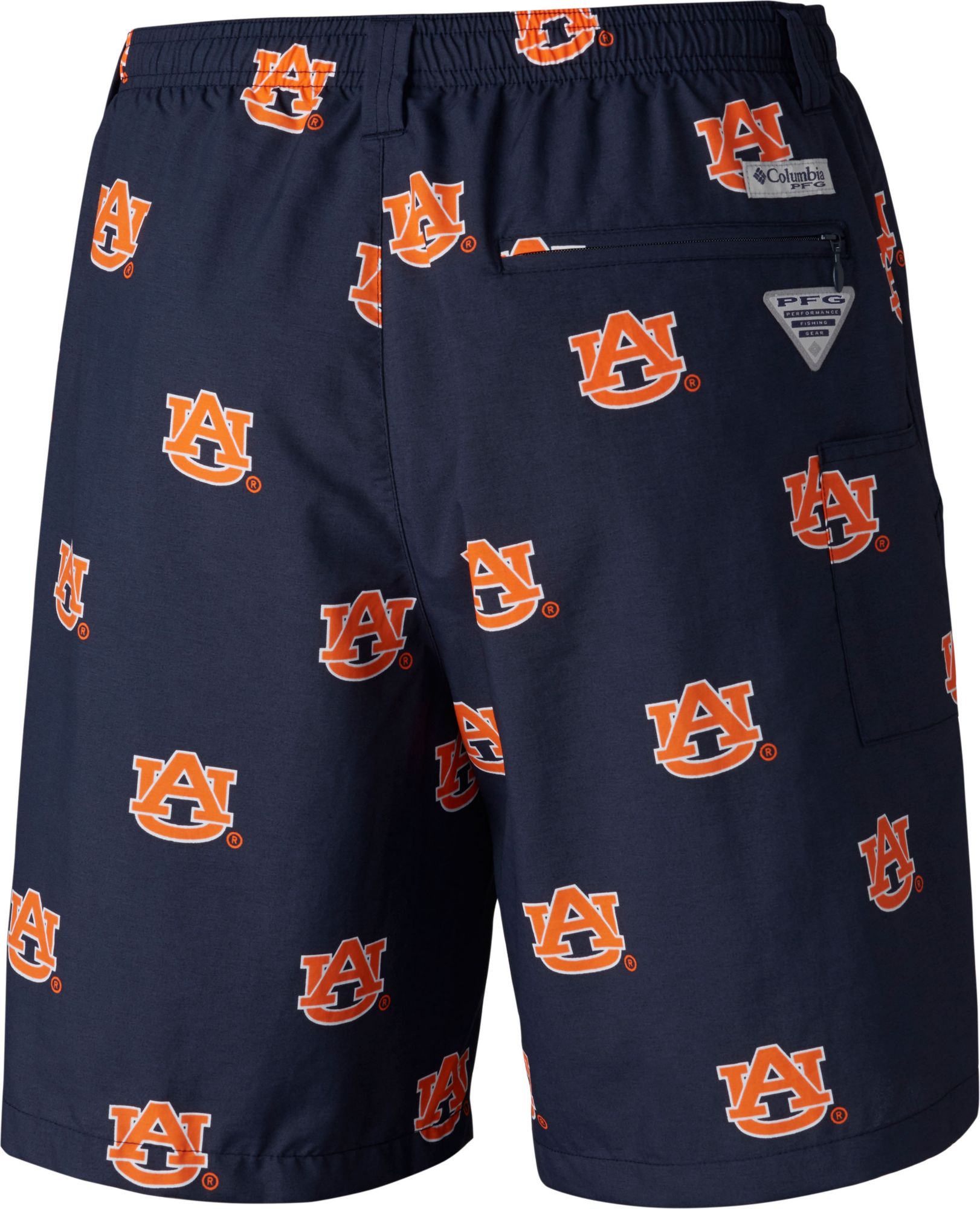 Columbia Men's Auburn Tigers Blue Backcast II Printed Performance Shorts product image
