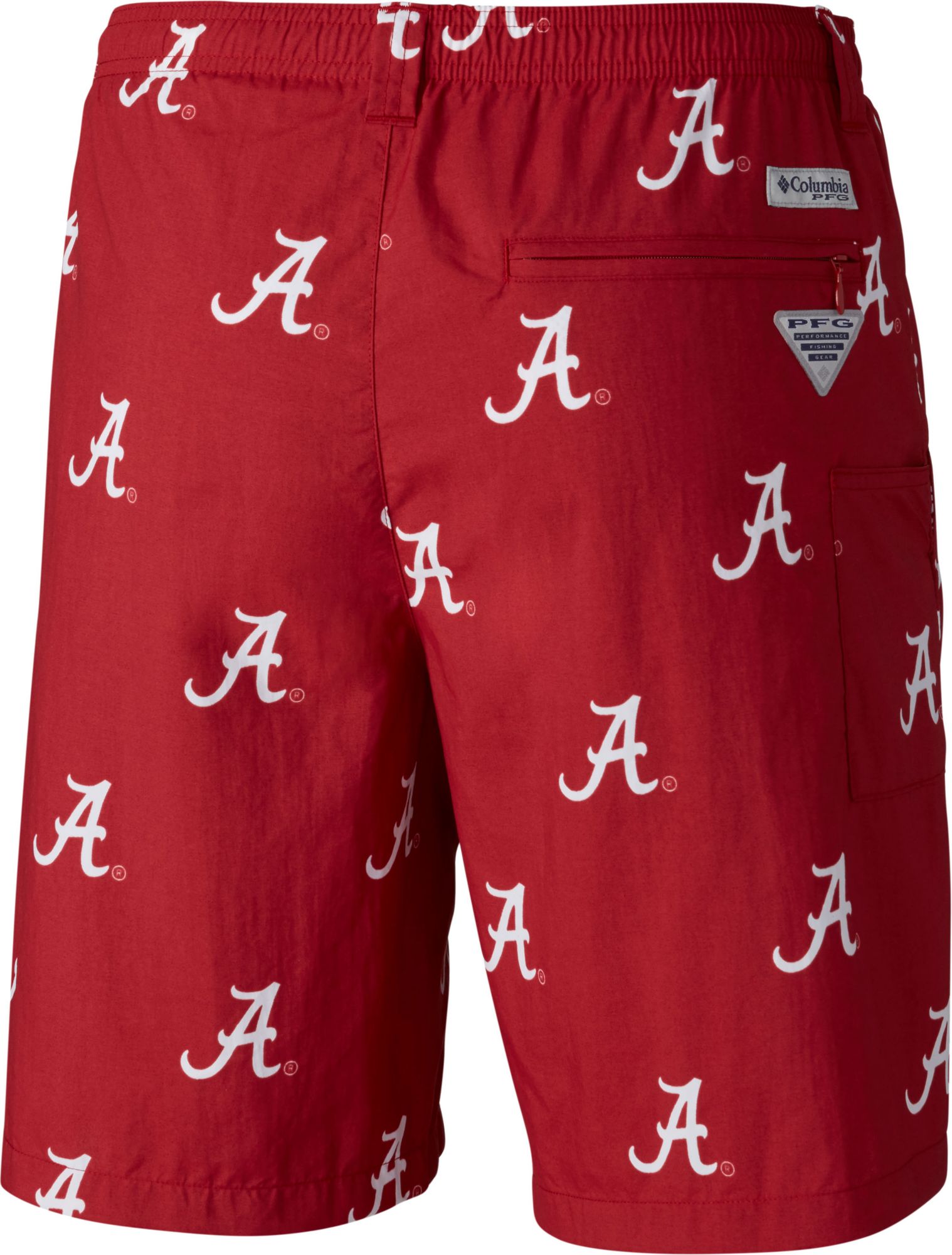 Columbia Men's Alabama Crimson Tide Backcast II Printed Performance Shorts