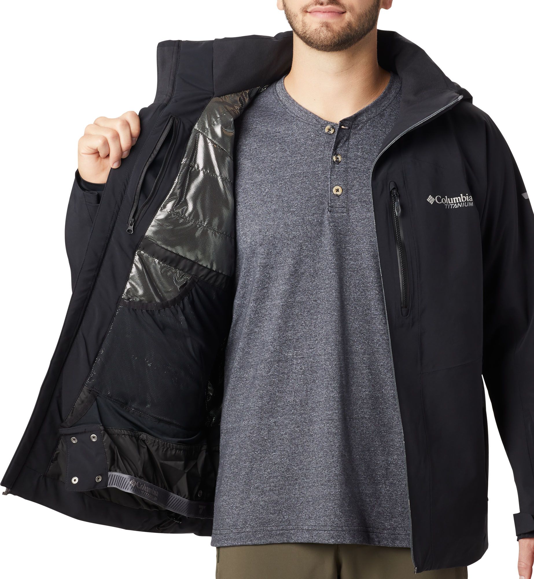 columbia men's titanium snow rival jacket