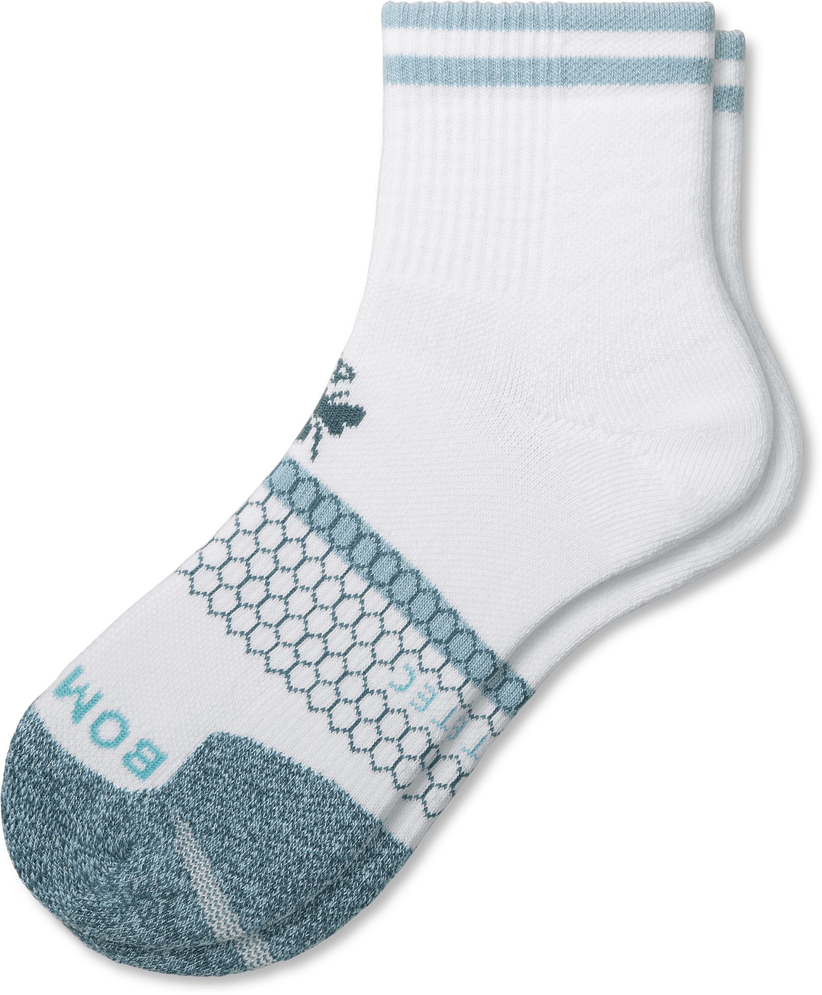 Bombas x Venus Williams Solid Marl Toe All Purple Quarter Socks product image