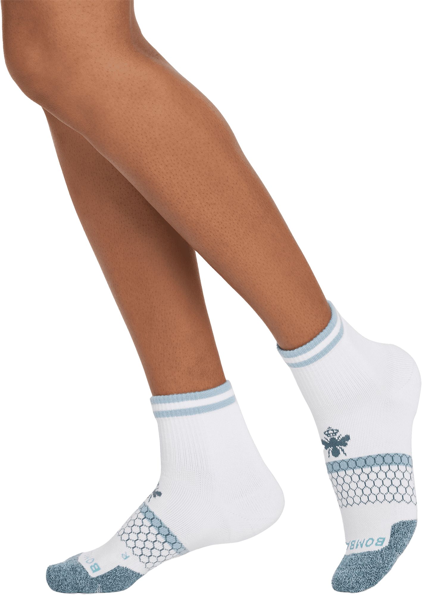 Bombas x Venus Williams Solid Marl Toe All Purple Quarter Socks product image