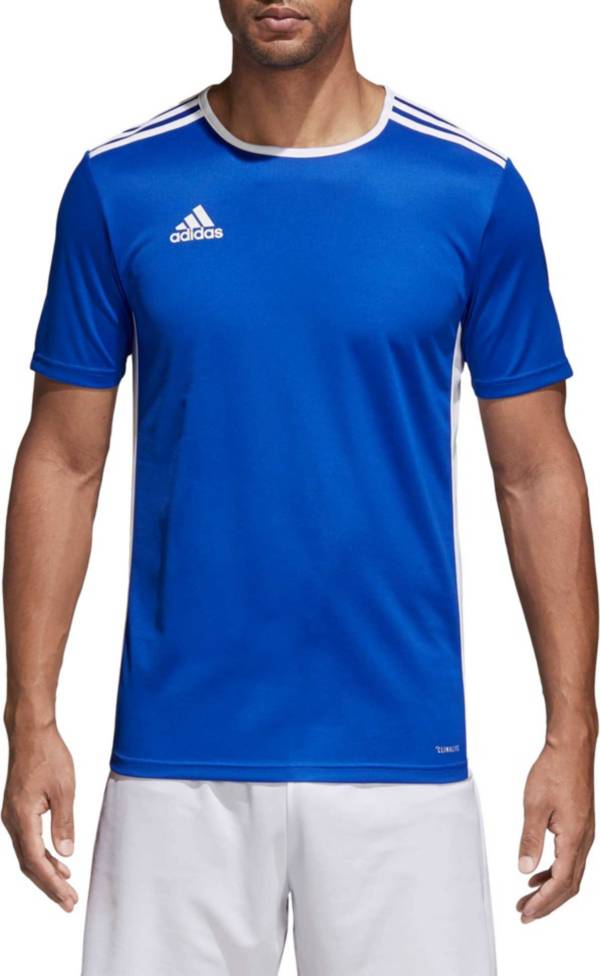 Blue adidas sale soccer jersey