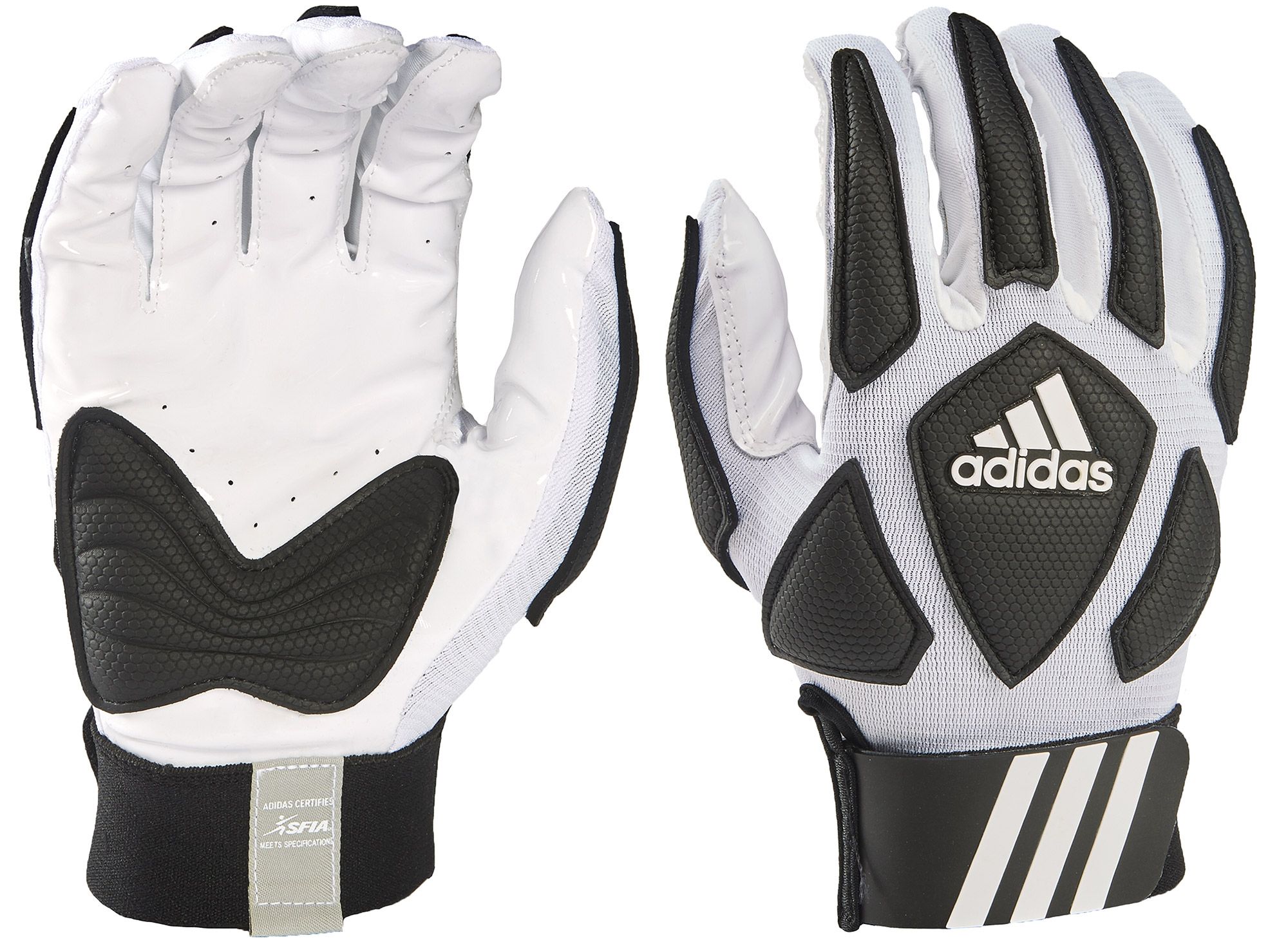 white adidas lineman gloves