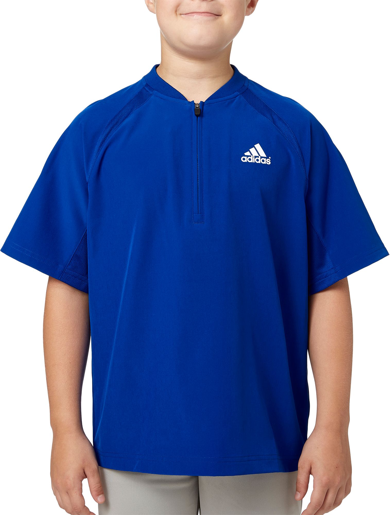 adidas men's triple stripe pullover jacket