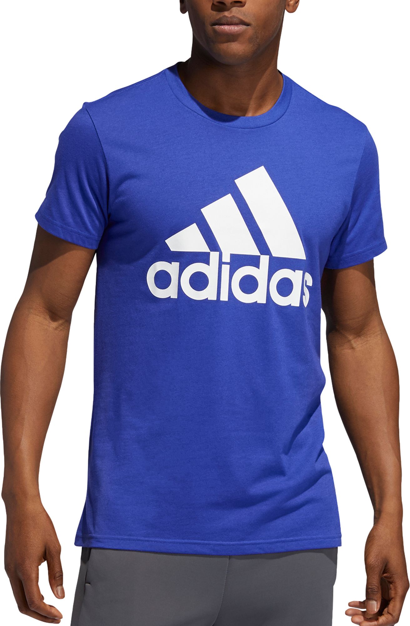 blue adidas shirt