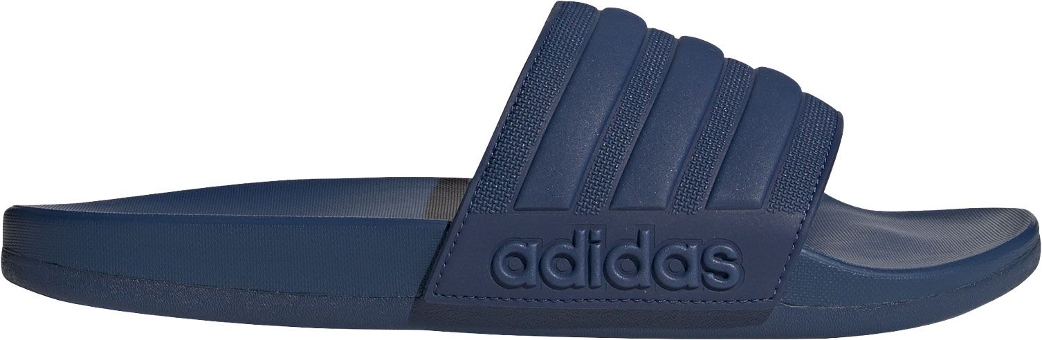 adidas men's adilette cloudfoam plus slides
