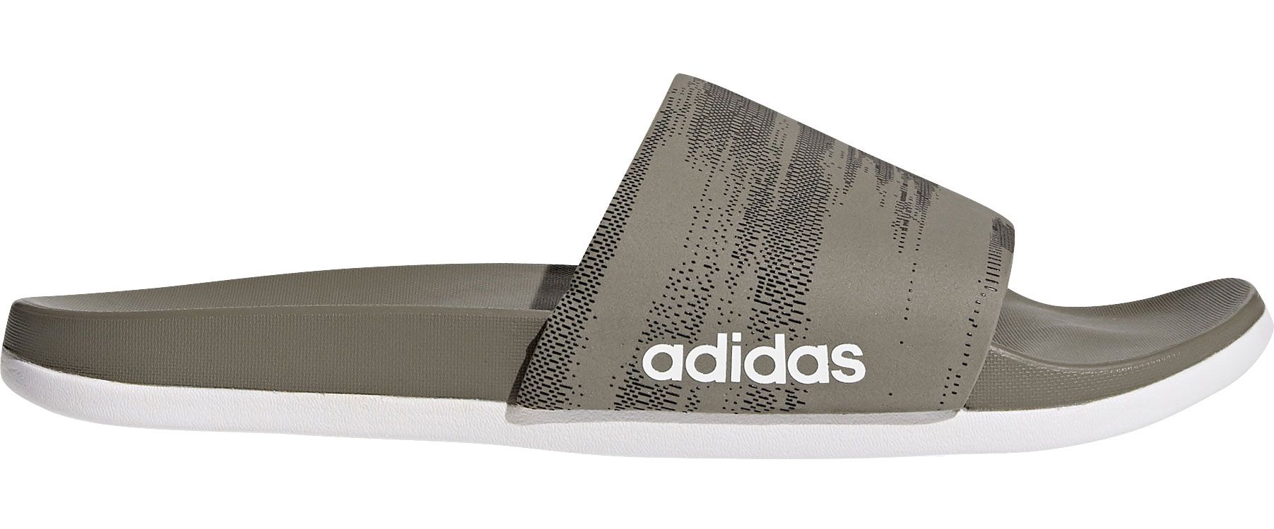 adidas men's adilette cloudfoam plus mono slides