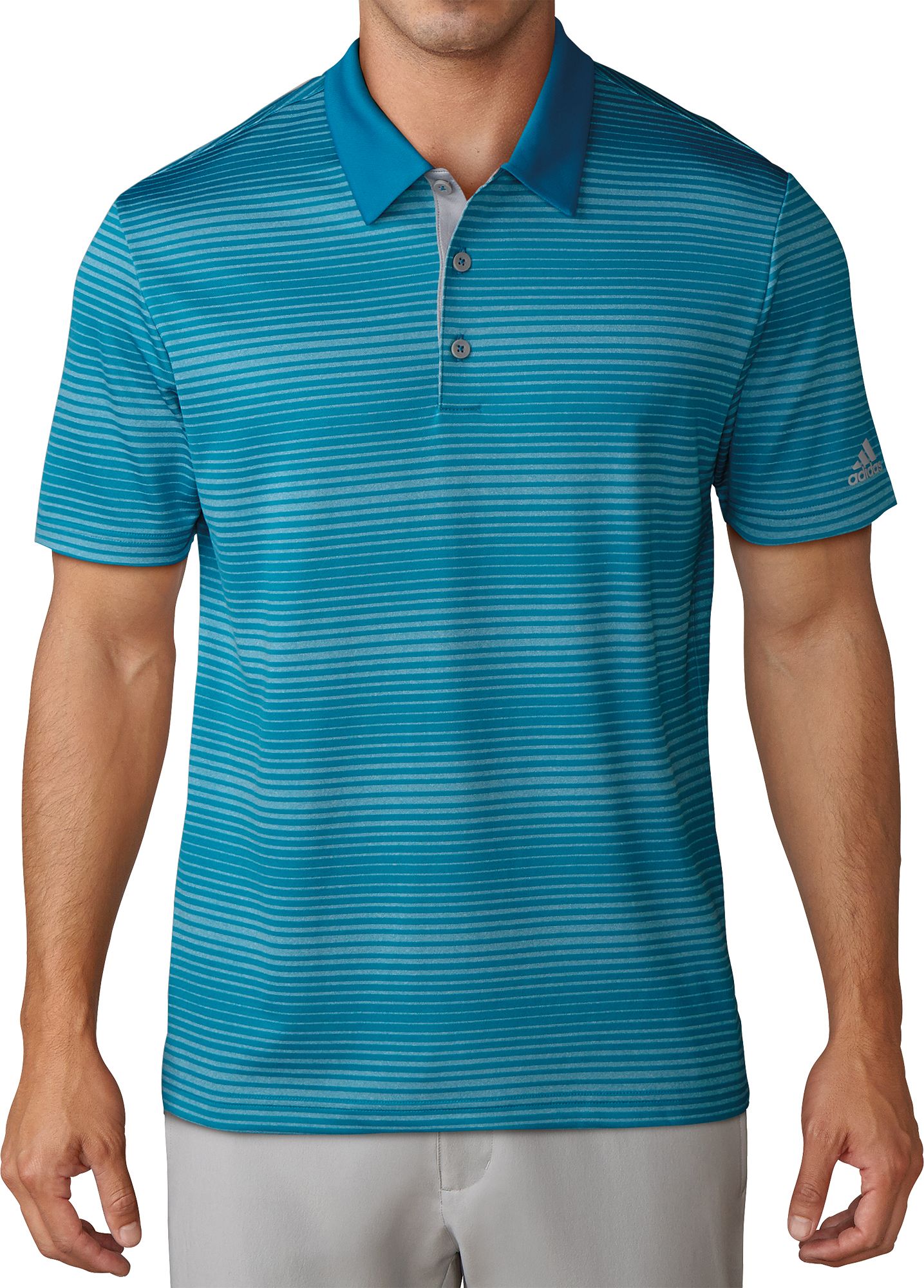 puma men's heather gradient golf polo