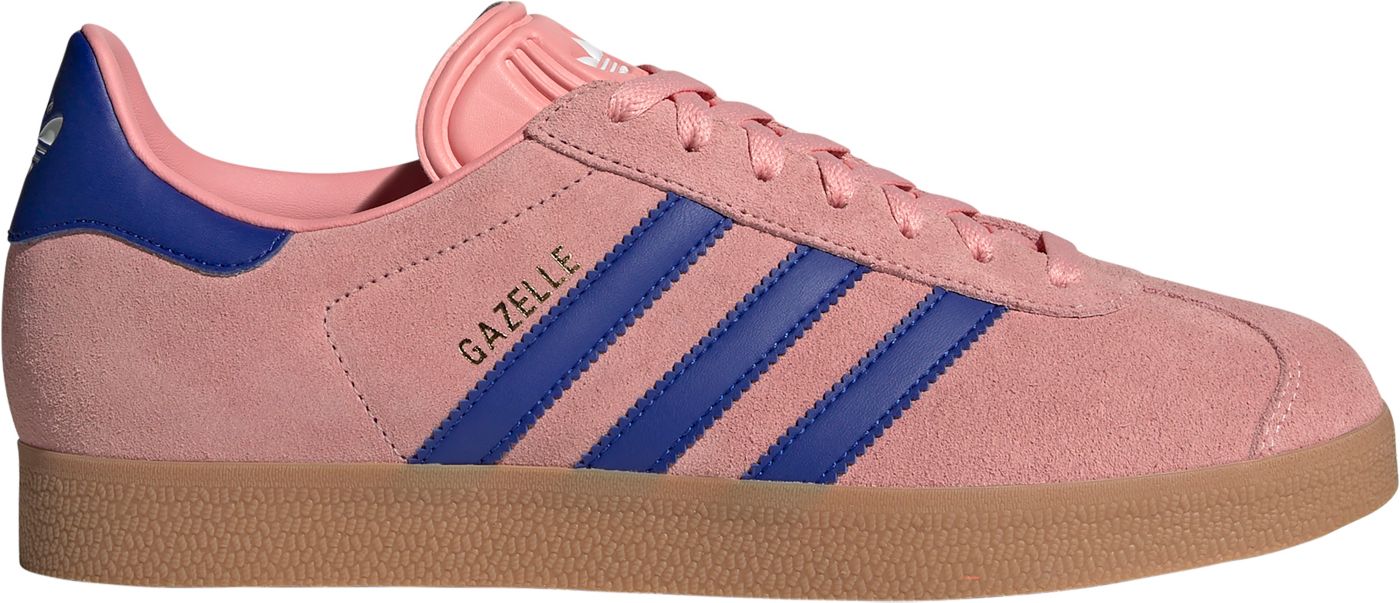 Adidas Gazelle Shoes Men s Semi Pink Spark Lucid Blue Gum 11