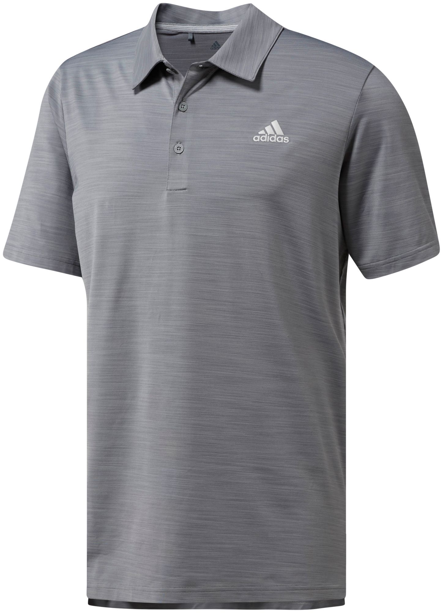 adidas men's drive novelty heather golf polo