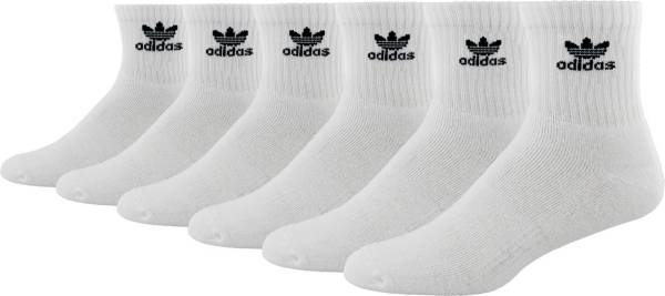 Adidas trefoil best sale quarter socks