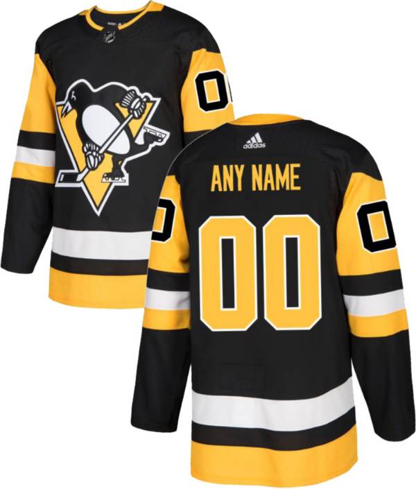 aprendiz Coincidencia Física adidas Men's Custom Pittsburgh Penguins Authentic Pro Home Jersey | Dick's  Sporting Goods