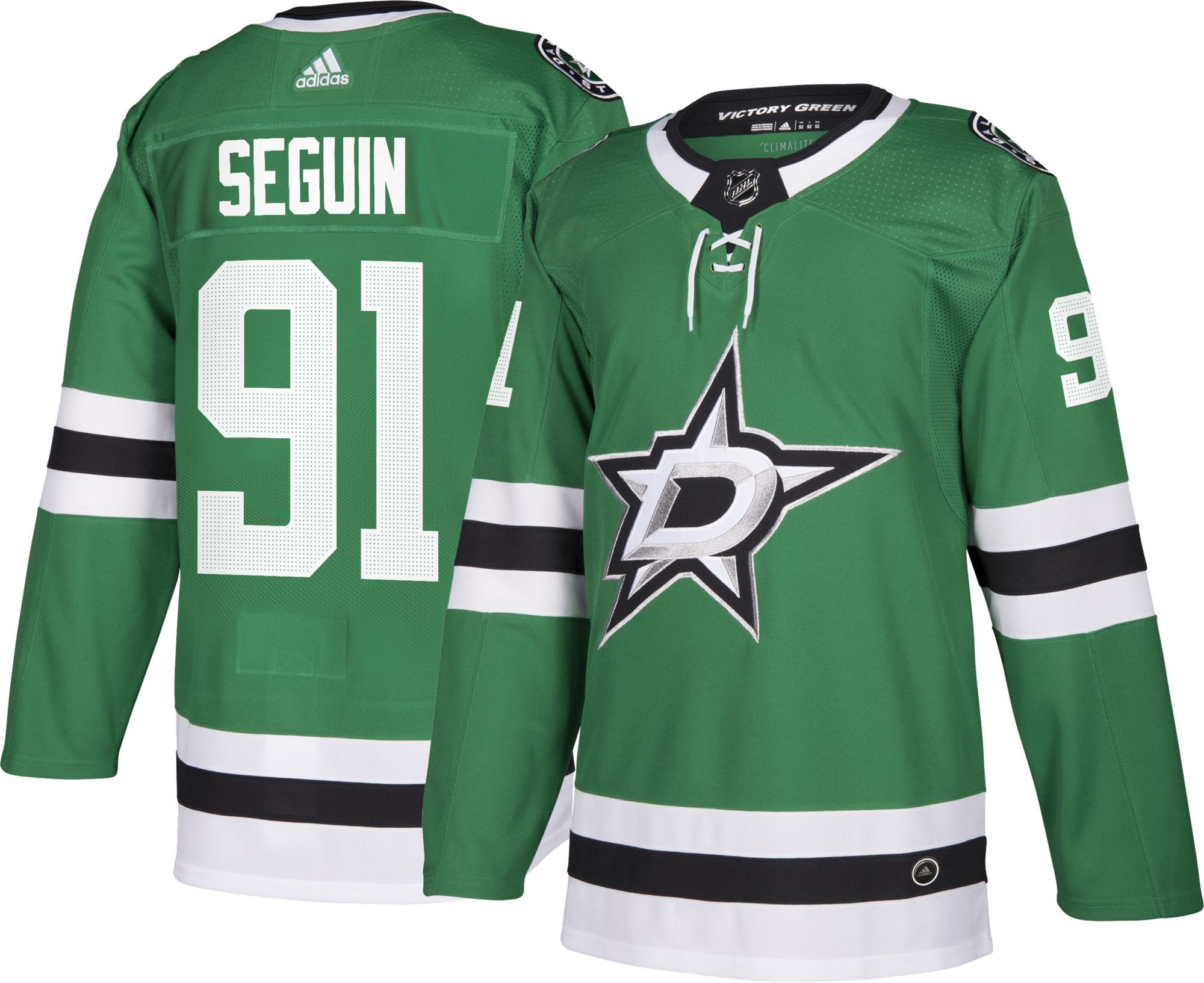 No91 Tyler Seguin Green Home USA Flag Jersey