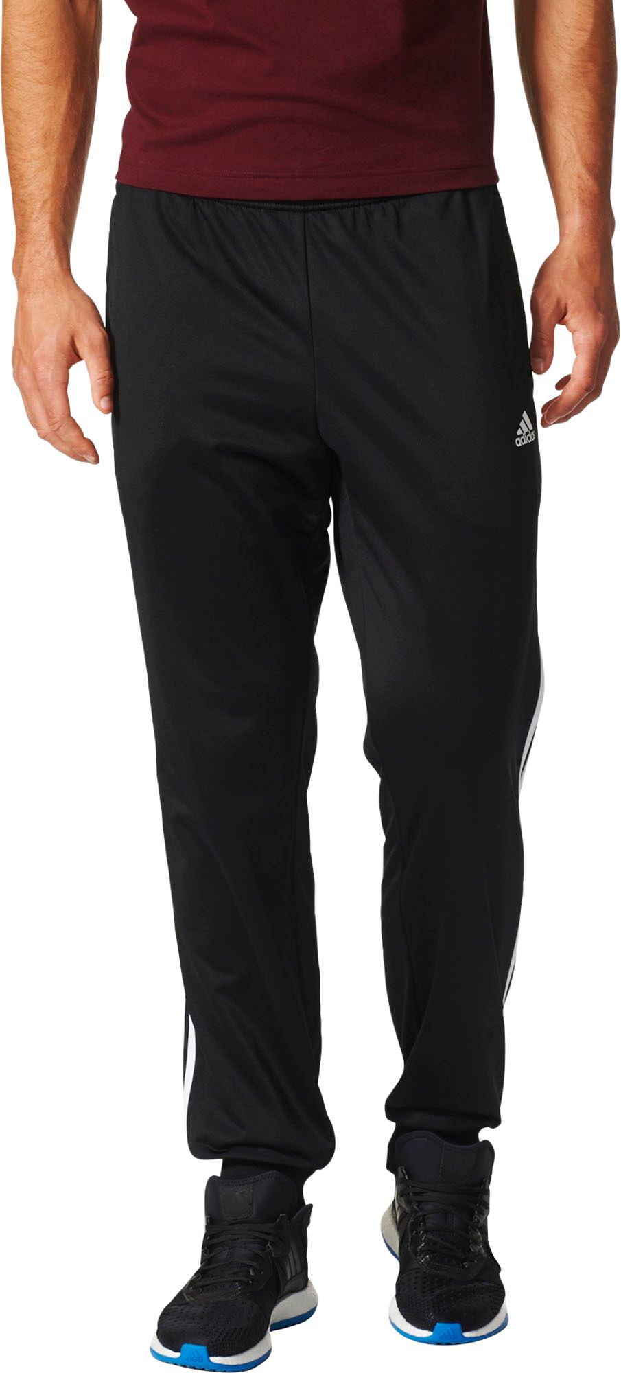 adidas essential 3 stripe joggers