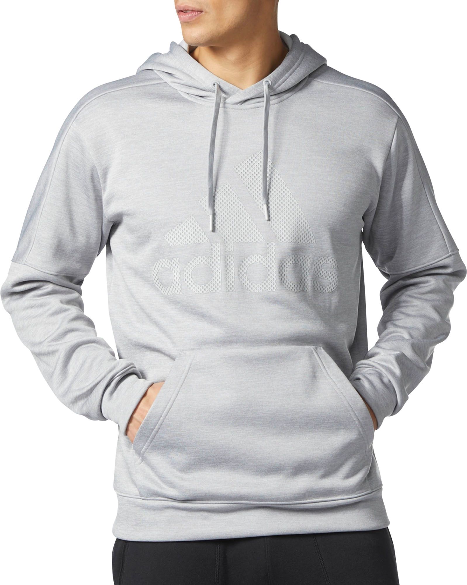 adidas men's team issue fleece hoodie