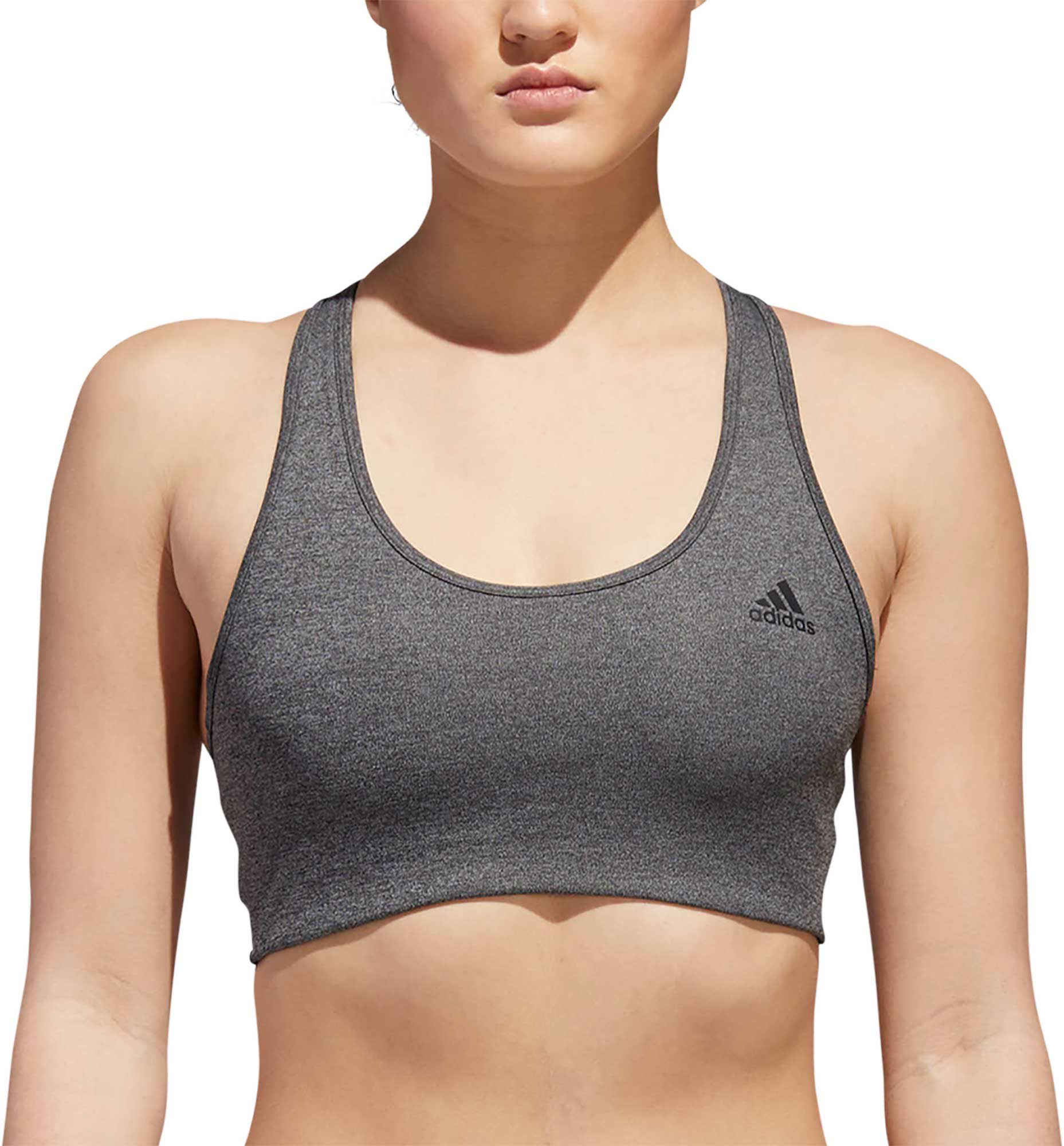 stripe sports bra