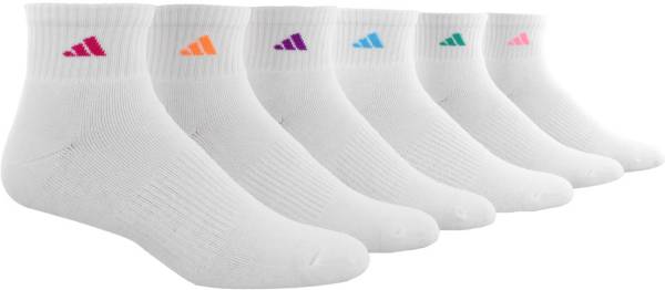 adidas Women's Athletic Quarter Socks - 6 Pack | Dick's Sporting Goods