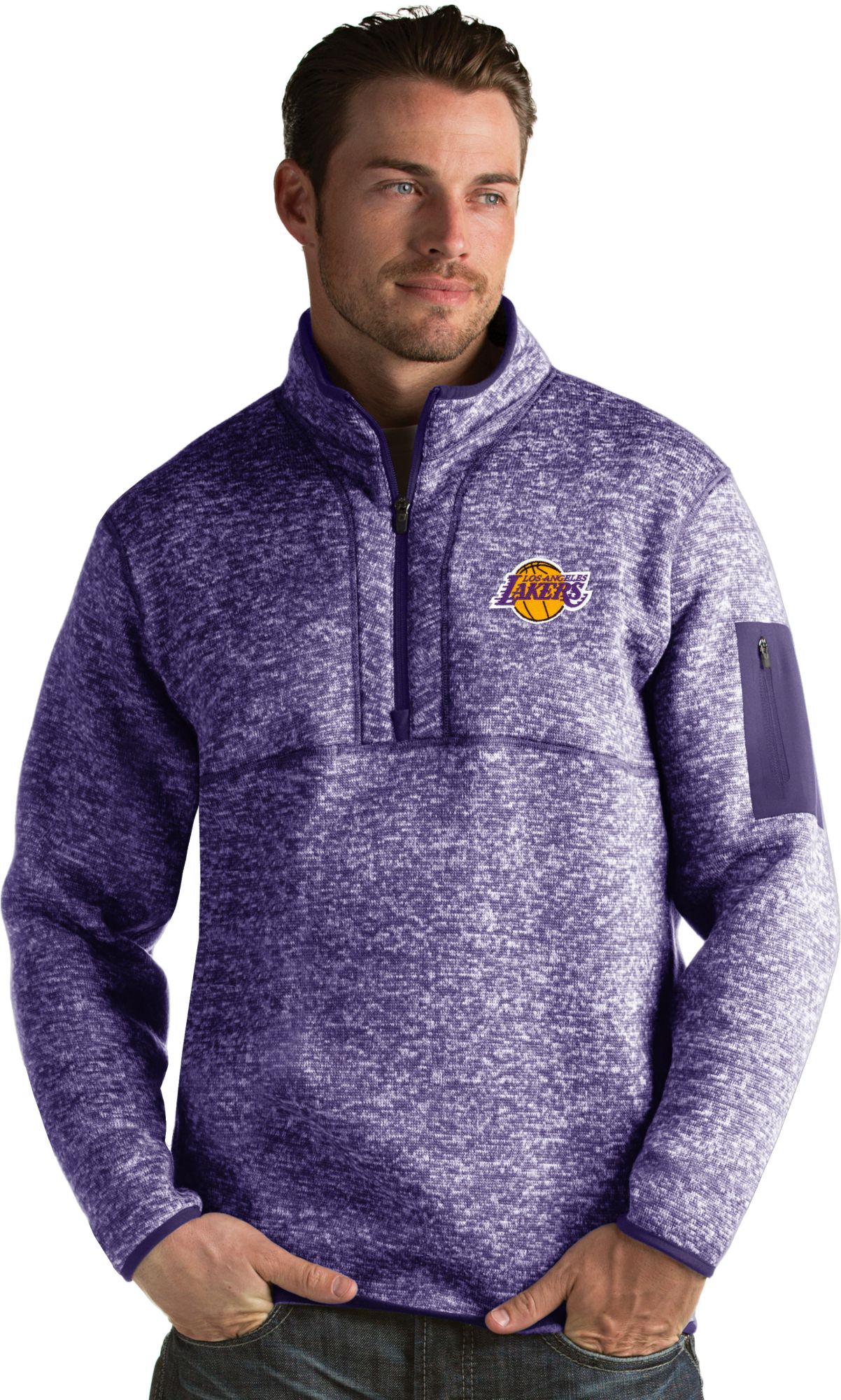 lakers half zip