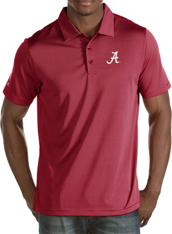 Antigua Men's Alabama Crimson Tide Crimson Quest Polo