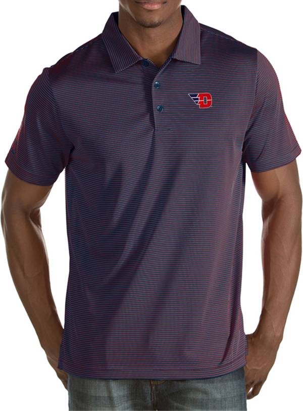 Antigua Men's Dayton Flyers Red Quest Polo