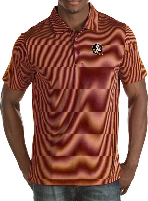 Antigua Men's Florida State Seminoles Garnet Quest Polo