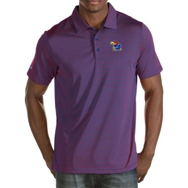 sorry, Antigua Men's Kansas Jayhawks Crimson Quest Polo is currently out of stock