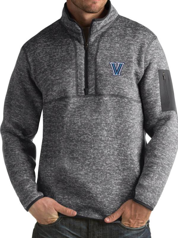 Antigua Men's Villanova Wildcats Grey Fortune Pullover Jacket product image