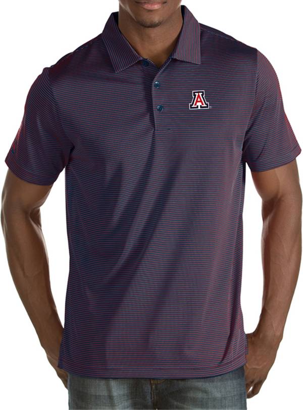 Antigua Men's Arizona Wildcats Cardinal Quest Polo