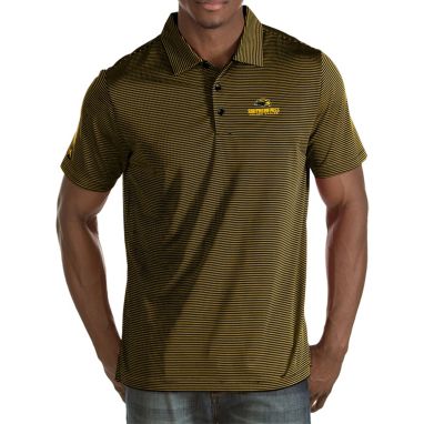 sorry, Antigua Men's Southern Miss Golden Eagles Black/Gold Quest Polo is currently out of stock
