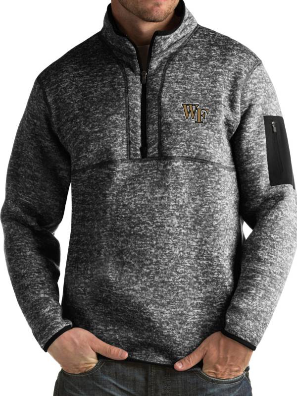 Antigua Men's Wake Forest Demon Deacons Black Fortune Pullover Jacket product image