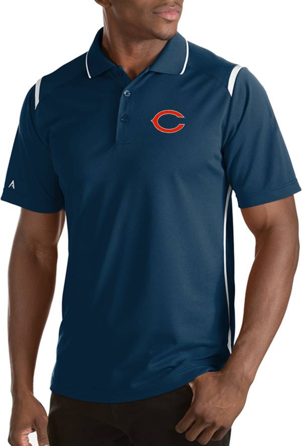 Antigua Men's Chicago Bears Merit Navy Xtra-Lite Polo | DICK'S Sporting Goods