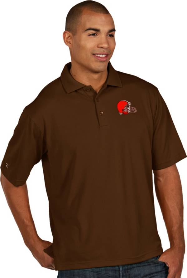 Antigua Men's Cleveland Browns Tribute Polo Shirt