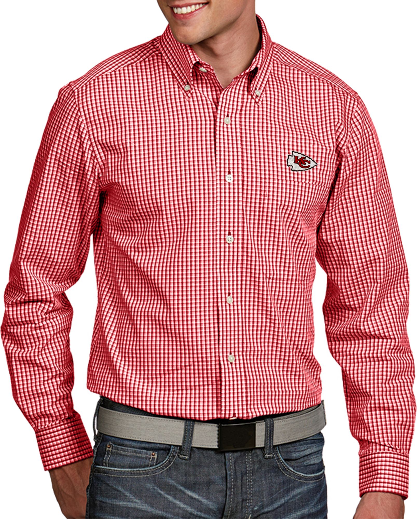 kansas city chiefs button up shirt