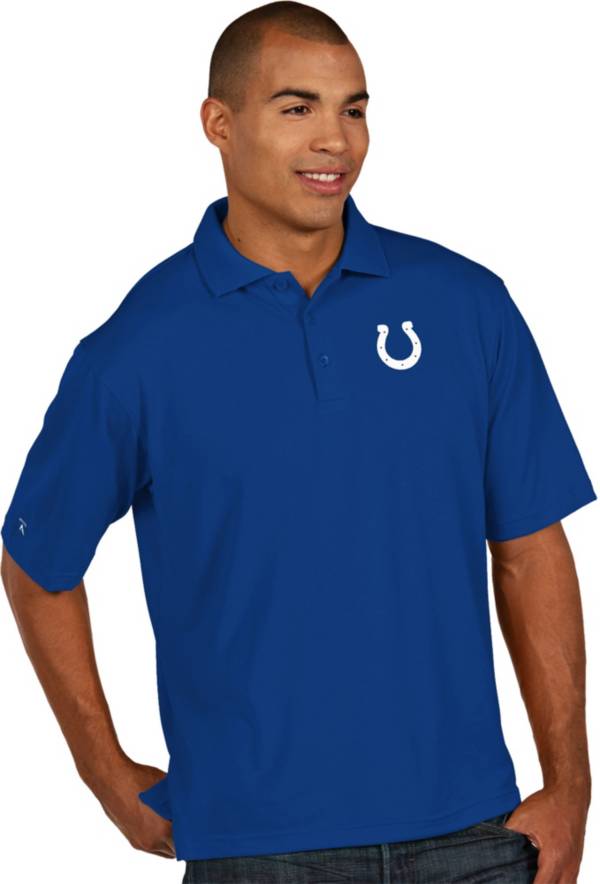 Antigua Men's Indianapolis Colts Tribute Polo Shirt