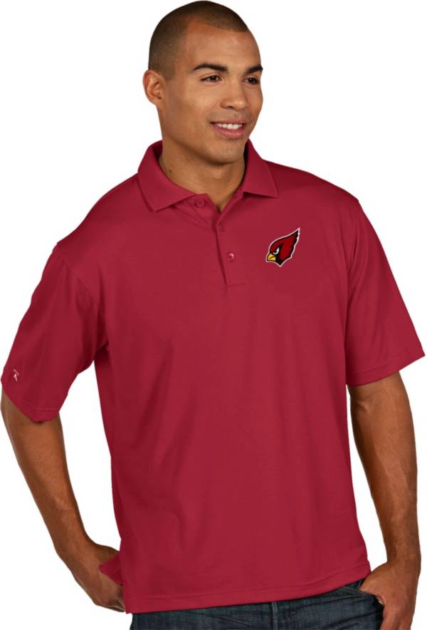 Antigua Apparel / Men's Cleveland Browns Pique Xtra-Lite Brown Polo