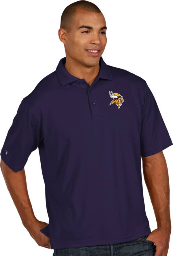 Minnesota Vikings Antigua Tribute Polo - Purple Size: Medium