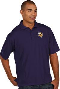 Antigua Women's Minnesota Vikings Merit Purple Xtra-Lite Pique Polo